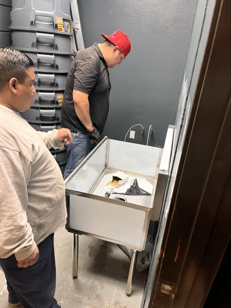 Commercial plumbing and sink installation in West End - West Side